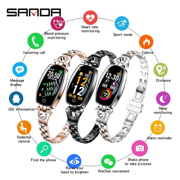 2019 the new smart watch woman metal android iphone water proof hidden clasp alloy fitness tracker limited edition sleep tracker, Slivery;brown
2019 the new smart watch woman metal android iphone water proof hidden clasp alloy fitness tracker limited edition sleep tracker, Slivery;brown
