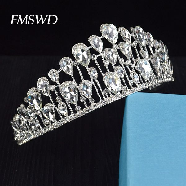 trendy vintage silver color crown baroque full crystal tiara for bride wedding princess fashion headdress hair accessorieshg-095, Golden;white
trendy vintage silver color crown baroque full crystal tiara for bride wedding princess fashion headdress hair accessorieshg-095, Golden;white