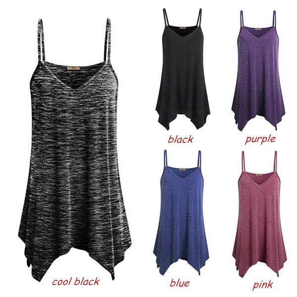 womens handkerchief hem flowy casual summer spaghetti strap camisoles tank plus size s-5xl, White
womens handkerchief hem flowy casual summer spaghetti strap camisoles tank plus size s-5xl, White