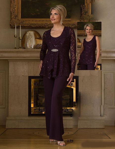 grape ursula lace pants suits for mother of the bride scoop neckline chiffon dresses party evening for wedding mothers guest dress, Black;red
grape ursula lace pants suits for mother of the bride scoop neckline chiffon dresses party evening for wedding mothers guest dress, Black;red