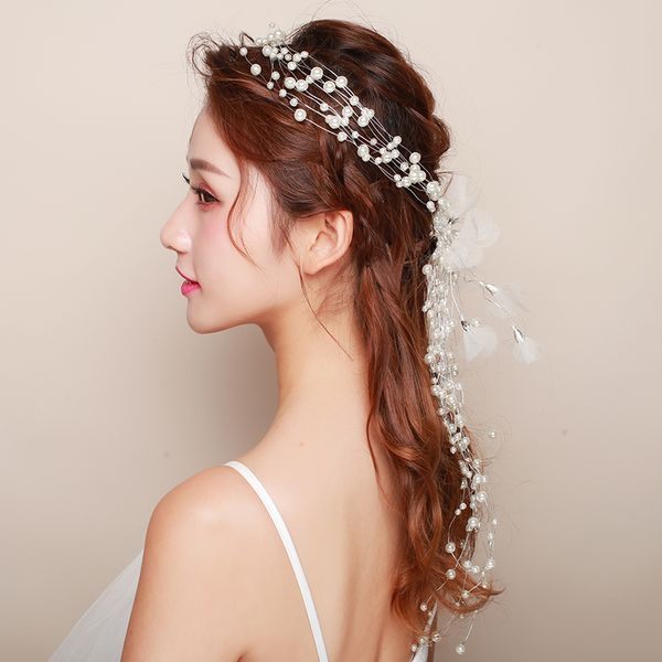 romantic korean wedding headpiece hair accessories simulated pearls yarn flower headdress butterfly necklace choker handmade, Slivery;golden
romantic korean wedding headpiece hair accessories simulated pearls yarn flower headdress butterfly necklace choker handmade, Slivery;golden