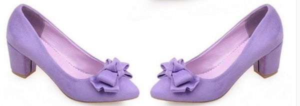 2019 women's shoes in spring and autumn with new style high heel coarse heel pointed end bowknot suede @2190, Black
2019 women's shoes in spring and autumn with new style high heel coarse heel pointed end bowknot suede @2190, Black