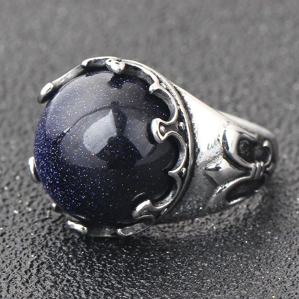fashion titanium steel finger rings vintage royal men personality blue semi-precious stone stainless steel rings cluster rings jewelry, Golden;silver
fashion titanium steel finger rings vintage royal men personality blue semi-precious stone stainless steel rings cluster rings jewelry, Golden;silver