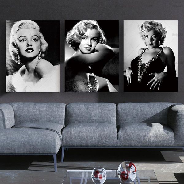 canvas painting poster monroe home decoration combinative 3 panel modern marilyn picture on wall printed painting no frame
canvas painting poster monroe home decoration combinative 3 panel modern marilyn picture on wall printed painting no frame