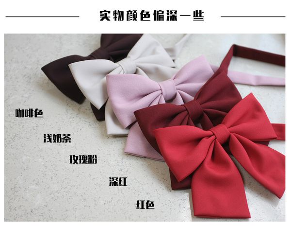 a shu jk uniforms solid color boxer bow tie-style japanese-style sailor uniforms female bow, Black;gray
a shu jk uniforms solid color boxer bow tie-style japanese-style sailor uniforms female bow, Black;gray