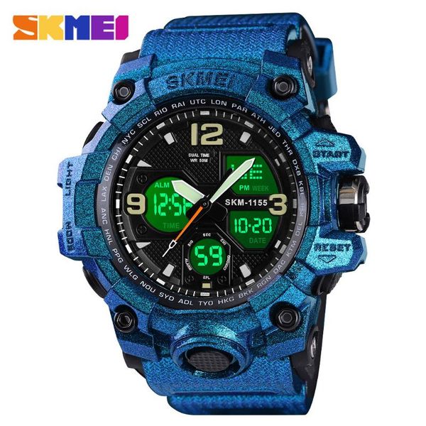 skmei outdoor sports dual display electronic watch 1155b multi-functional chameleon gradient watch, Slivery;brown
skmei outdoor sports dual display electronic watch 1155b multi-functional chameleon gradient watch, Slivery;brown