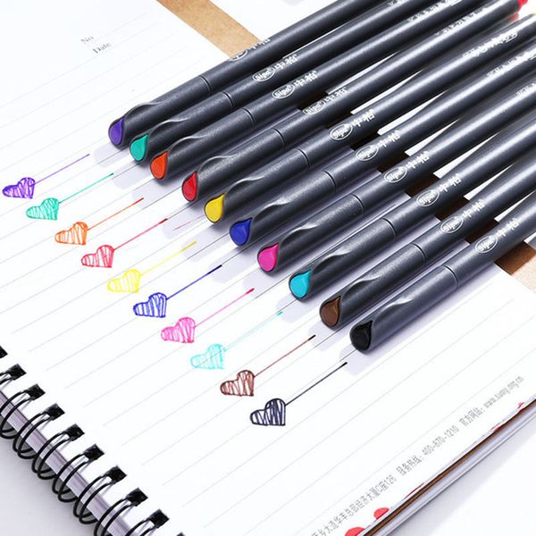 12/24pcs colorful 0.38mm neutral marker pen fineliner pens for school office pen set kawaii ink art supplies cute 04031 
12/24pcs colorful 0.38mm neutral marker pen fineliner pens for school office pen set kawaii ink art supplies cute 04031