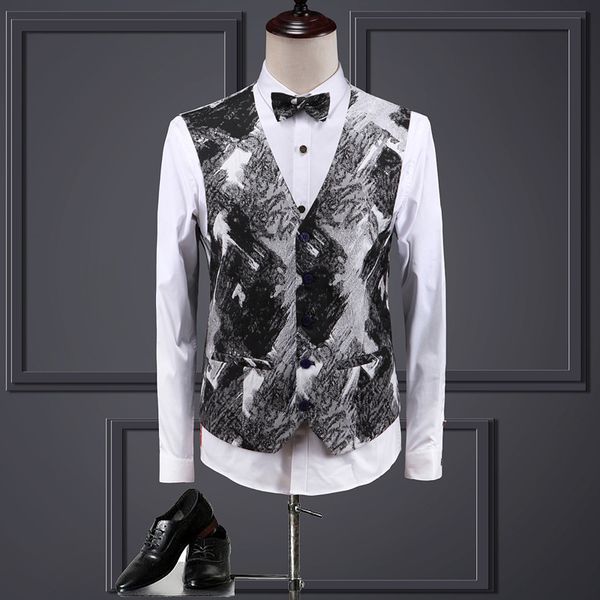 wedding dress suit men costume homme blazer men 2019 mens floral suits mens business formal wear tuxedo 3pc men suit plus size, White;black
wedding dress suit men costume homme blazer men 2019 mens floral suits mens business formal wear tuxedo 3pc men suit plus size, White;black