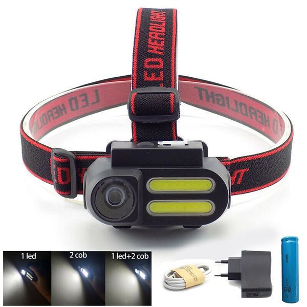 powerful 3 led cob usb headlamp headlight 18650 frontal mini head lamp torch light night lighting linterna camping
powerful 3 led cob usb headlamp headlight 18650 frontal mini head lamp torch light night lighting linterna camping
