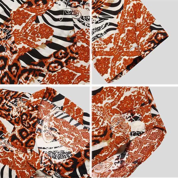 summer printing men hawaiian shirt beach short sleeve casual button breathable camisa streetwear mens shirts, White;black
summer printing men hawaiian shirt beach short sleeve casual button breathable camisa streetwear mens shirts, White;black