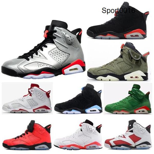 2020 new 6 bred infrared jsp reflective basketball shoes men 6s travis scotts hare alternate 91 carmine white infrared sneakers with box, Black
2020 new 6 bred infrared jsp reflective basketball shoes men 6s travis scotts hare alternate 91 carmine white infrared sneakers with box, Black