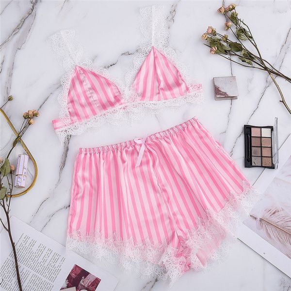 silk pajamas satin lingerie set summer stripe lace shorts set women underwear sleepwear s-xxl transparent party cd, Red;black
silk pajamas satin lingerie set summer stripe lace shorts set women underwear sleepwear s-xxl transparent party cd, Red;black