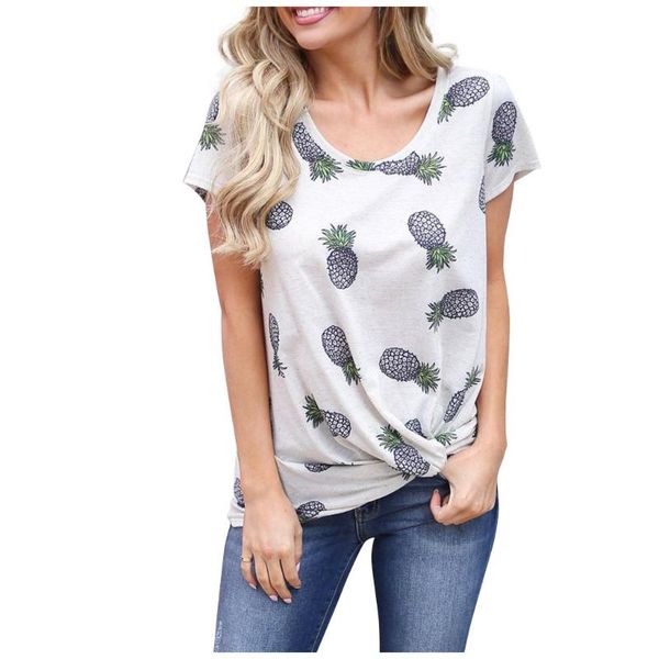 summer fruit pineapple women's t-shirt print harajuku short sleeve pullover kay style clothing female loose, White
summer fruit pineapple women's t-shirt print harajuku short sleeve pullover kay style clothing female loose, White