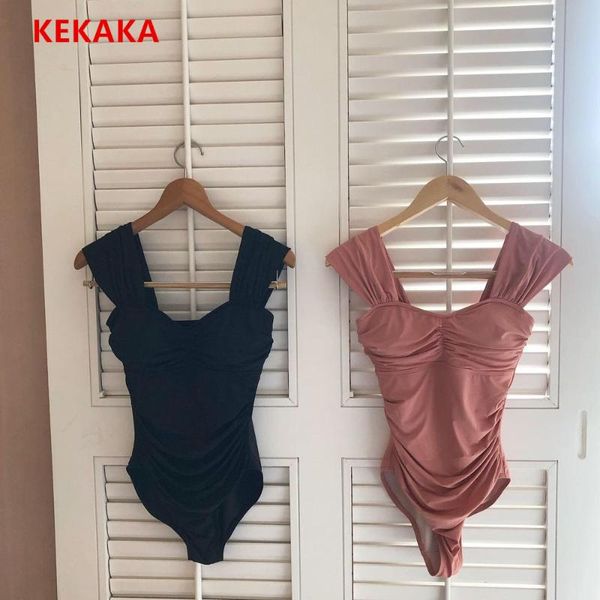 korea vintage baby pink shirred ruched one piece swimsuit 2020 tummy control push up swimwear women monokini bathing suits, White;black
korea vintage baby pink shirred ruched one piece swimsuit 2020 tummy control push up swimwear women monokini bathing suits, White;black