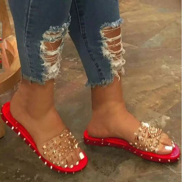party red мода заклепка слайды дамы тапочки повседневный sexy beach сандалии flat bottom прозрачный вьетнамки 36-43 размер черный, Black
party red мода заклепка слайды дамы тапочки повседневный sexy beach сандалии flat bottom прозрачный вьетнамки 36-43 размер черный, Black