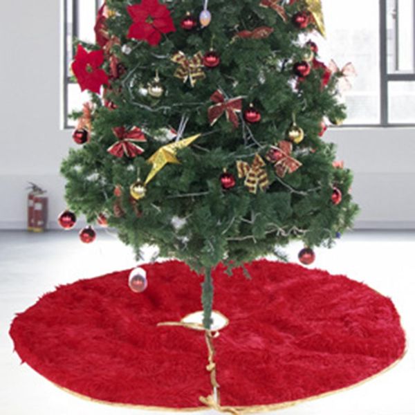 90cm christmas plush tree skirt apron carpet rug soft floor mat red gold frame tree rug skirt new year home party decoration
90cm christmas plush tree skirt apron carpet rug soft floor mat red gold frame tree rug skirt new year home party decoration