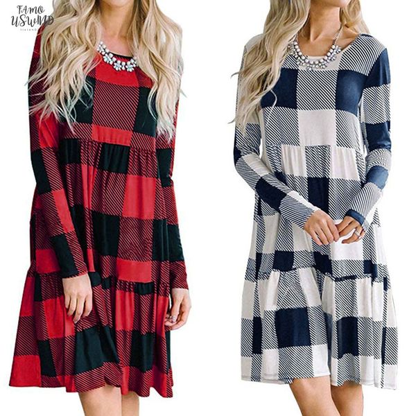 vestidos plus size dresses ropa mujer winter ladies plaid autumn casual loose vintage patchwork christmas dresses woman party night, Black;gray
vestidos plus size dresses ropa mujer winter ladies plaid autumn casual loose vintage patchwork christmas dresses woman party night, Black;gray