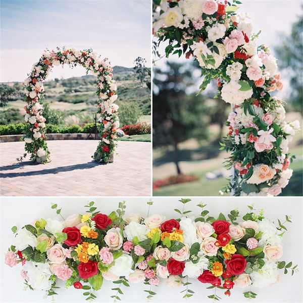 100x28cm long artificial arch flower row table flower silk flower with foam frame runner centerpiece wedding decorative backdrop
100x28cm long artificial arch flower row table flower silk flower with foam frame runner centerpiece wedding decorative backdrop