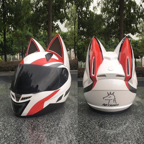 nitrinos motorcycle helmet men and women racing personality four seasons safety helmet cat ear
nitrinos motorcycle helmet men and women racing personality four seasons safety helmet cat ear