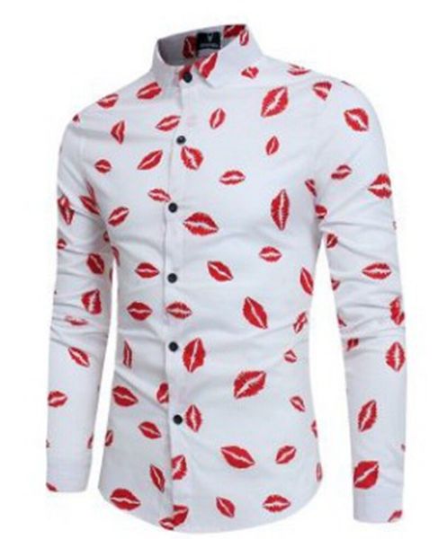 heflashor 2019 men summer style lipstick print beach hawaiian shirt men casual short sleeve hawaii shirt chemise homme shirts, White;black
heflashor 2019 men summer style lipstick print beach hawaiian shirt men casual short sleeve hawaii shirt chemise homme shirts, White;black