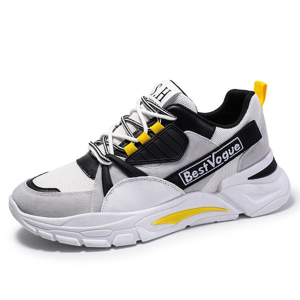 selling students running shoes breathable outdoor trend dad shoes versatile casual board men's, Black
selling students running shoes breathable outdoor trend dad shoes versatile casual board men's, Black
