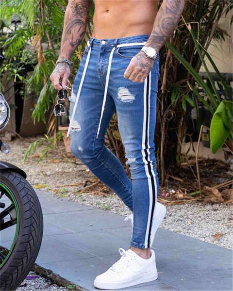 pants pencil jeans luxury mens fashion hole slim jeans designer distrressed washed ugkld, Black
pants pencil jeans luxury mens fashion hole slim jeans designer distrressed washed ugkld, Black