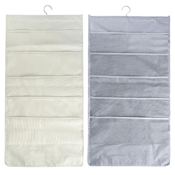 practical double-sided storage bag door mounted socks bra underwear hanging household storage rack home organization
practical double-sided storage bag door mounted socks bra underwear hanging household storage rack home organization