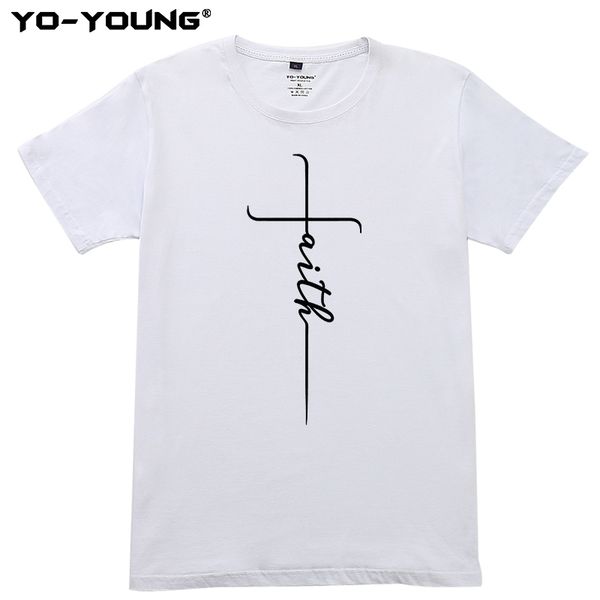 women's t-shirt yo-young women t shirts sword of faith print fashion shirt 100% cotton brand quality casual female tees customized, White
women's t-shirt yo-young women t shirts sword of faith print fashion shirt 100% cotton brand quality casual female tees customized, White