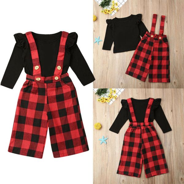 2019 baby spring autumn clothing 2pcs newborn infant kids baby girl long sleeve t-shirt plaid strap bib pants xmas outfit set
2019 baby spring autumn clothing 2pcs newborn infant kids baby girl long sleeve t-shirt plaid strap bib pants xmas outfit set