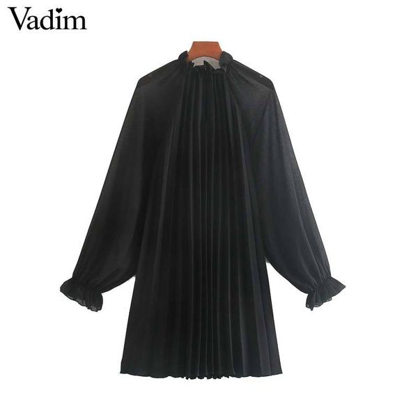 vadim женщины элегантный черный шифон мини платье с длинным рукавом трепал воротник негабаритной женский вскользь плиссированные платья vest, Black;pink
vadim женщины элегантный черный шифон мини платье с длинным рукавом трепал воротник негабаритной женский вскользь плиссированные платья vest, Black;pink