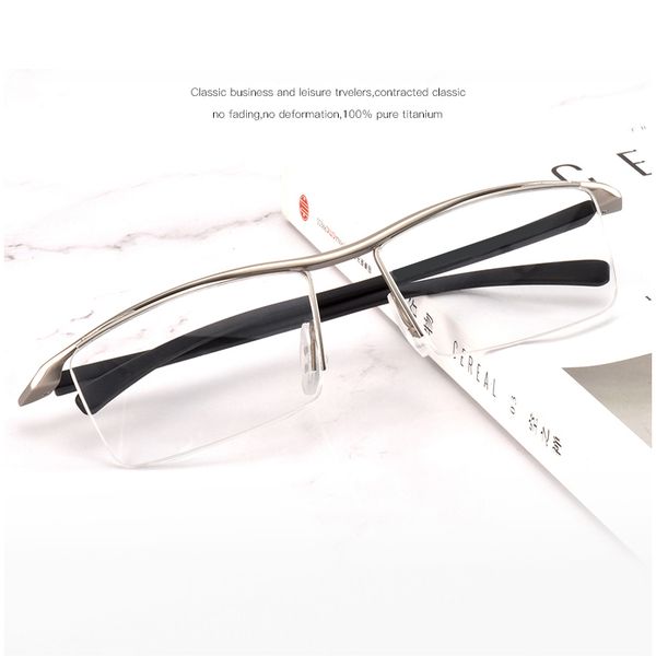pure titanium men eyewear optical prescription glasses frame m business lightweight rectangle eyeglasses oculos de grau, Black
pure titanium men eyewear optical prescription glasses frame m business lightweight rectangle eyeglasses oculos de grau, Black