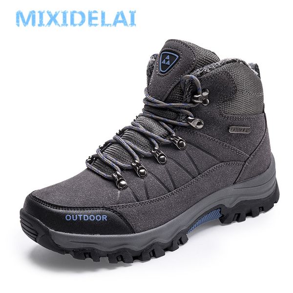 mixidelai new super warm men winter boots men snow boots for waterproof warm shoes with fur men's ankle, Black
mixidelai new super warm men winter boots men snow boots for waterproof warm shoes with fur men's ankle, Black