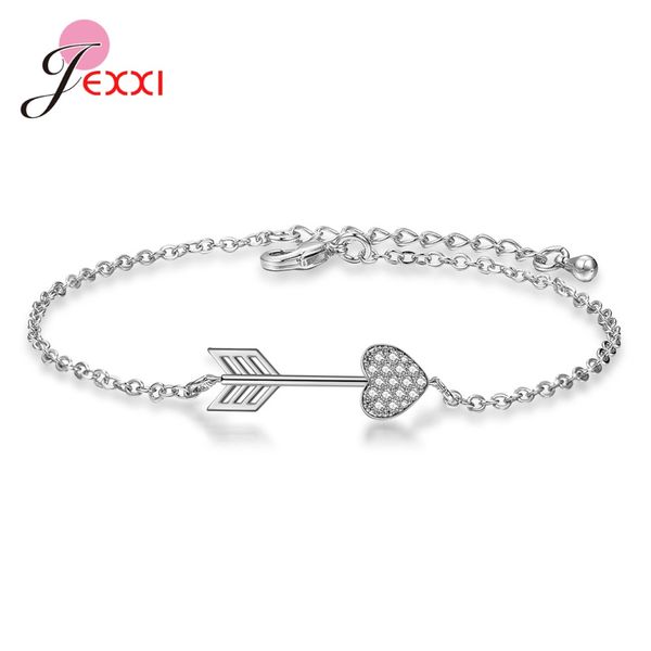 fashion style 925 sterling silver arrow & heart pendant bracelets bangles for women/girls engagement/wedding jewelry, Black
fashion style 925 sterling silver arrow & heart pendant bracelets bangles for women/girls engagement/wedding jewelry, Black