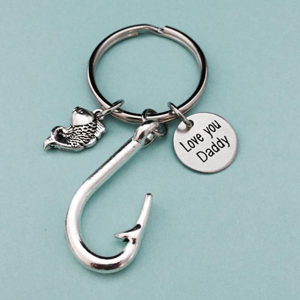 fish hook keyring metal keychain lovely you daddy letter print personalize car keychain small key chain ring father's day gift vt17
fish hook keyring metal keychain lovely you daddy letter print personalize car keychain small key chain ring father's day gift vt17