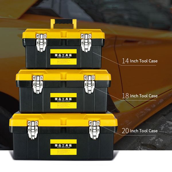 portable tool box storage box household maintenance tools hardware plastic thickened large tool thicken anti-fall toolbox
portable tool box storage box household maintenance tools hardware plastic thickened large tool thicken anti-fall toolbox