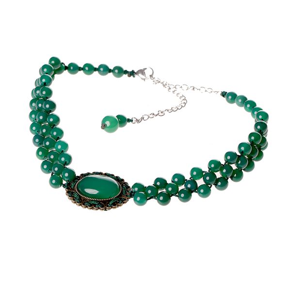 collar green necklace harajuku clavicle chain agate decoration ethnic style short section korean necklace female, Silver
collar green necklace harajuku clavicle chain agate decoration ethnic style short section korean necklace female, Silver