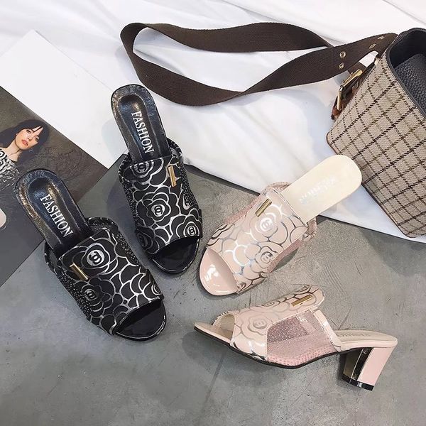summer women crystal slippers high heels mules slides lady flower sandalias peep toe fashion mujer woman plus size 34-43, Black
summer women crystal slippers high heels mules slides lady flower sandalias peep toe fashion mujer woman plus size 34-43, Black