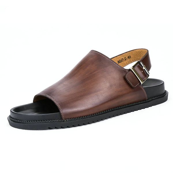 krusdan brand men's shoes sandal men summer slippers male genuine leather sandals men outdoor beach shoes size 38-44, Black
krusdan brand men's shoes sandal men summer slippers male genuine leather sandals men outdoor beach shoes size 38-44, Black
