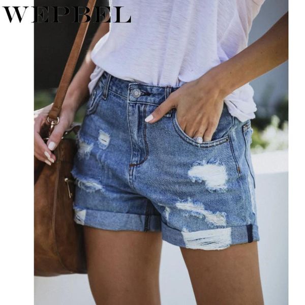 women's jeans wepbel summer shorts straight bleached women short hole ripped pants 2021 fashion, Blue
women's jeans wepbel summer shorts straight bleached women short hole ripped pants 2021 fashion, Blue