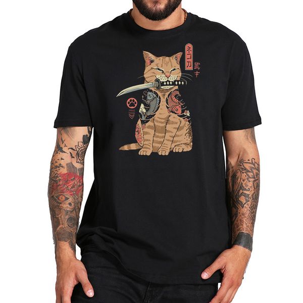 2020 streetwear japan style ukiyo e funny samurai cat anime tshirts mens short sleeve t-shirts hip hop japanese tees cotton, White;black
2020 streetwear japan style ukiyo e funny samurai cat anime tshirts mens short sleeve t-shirts hip hop japanese tees cotton, White;black