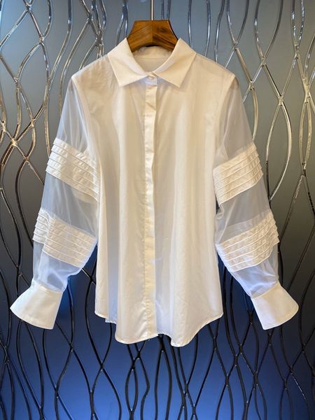 2020 all-match 328 stitching shirt lapel perspective new women's long sleeve early shirt pleated spring nxocl
2020 all-match 328 stitching shirt lapel perspective new women's long sleeve early shirt pleated spring nxocl