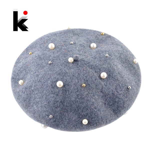 autumn winter beret women imitation wool hats ladies streetwear pearls boina feminina solid color sweet girl beanie berets cap, Blue;gray
autumn winter beret women imitation wool hats ladies streetwear pearls boina feminina solid color sweet girl beanie berets cap, Blue;gray
