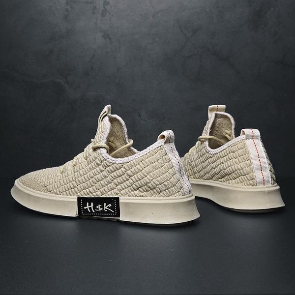 male fashion casual shoes comfortable men shoes chaussures pour hommes breathable sneakersl26, Black
