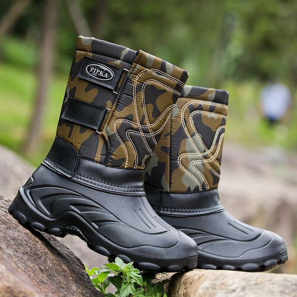 winter boots waterproof snow boots fishing shoes men rain winter shoes warm fur outdoor camo hunting camouflage, Black
winter boots waterproof snow boots fishing shoes men rain winter shoes warm fur outdoor camo hunting camouflage, Black
