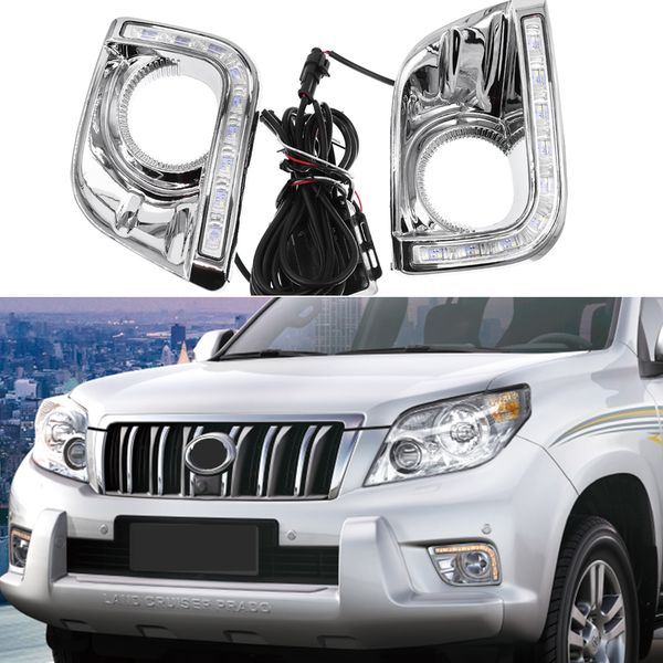 1 set for prado fj150 lc150 land cruiser 2700 2010 2011 2013 car led drl daytime running lights fog head lamp cover
1 set for prado fj150 lc150 land cruiser 2700 2010 2011 2013 car led drl daytime running lights fog head lamp cover