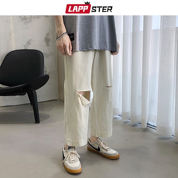 men's pants lappster men summer hole korean harem 2021 male streetwear harajuku joggers thin oversized khaki sweatpants, Black
men's pants lappster men summer hole korean harem 2021 male streetwear harajuku joggers thin oversized khaki sweatpants, Black