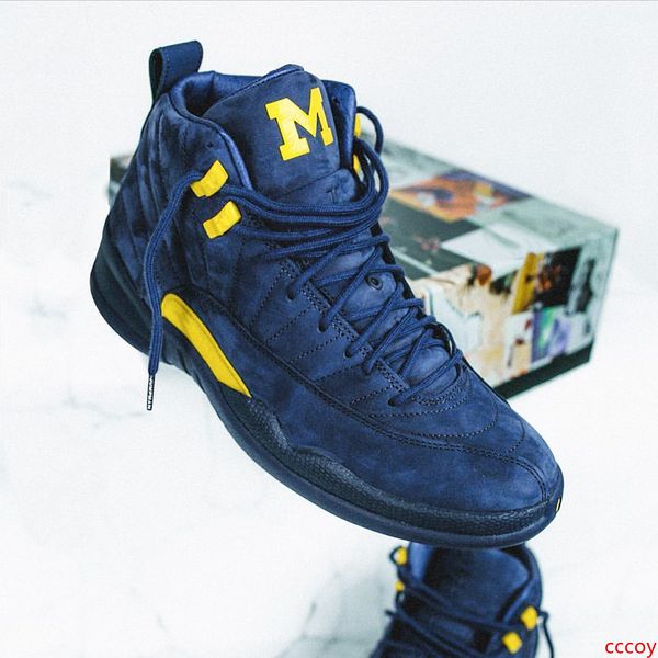 12 michigan 12s blue yellow basketball shoes mens 12 xii trainers outdoor athletics casual sports sneakers size 40-47
12 michigan 12s blue yellow basketball shoes mens 12 xii trainers outdoor athletics casual sports sneakers size 40-47