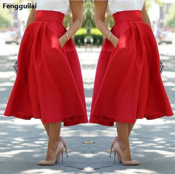 summer style new skirts womens ,faldas largas ,red high waist and calf skirts fashion street snap leisure falda, Black;gray
summer style new skirts womens ,faldas largas ,red high waist and calf skirts fashion street snap leisure falda, Black;gray