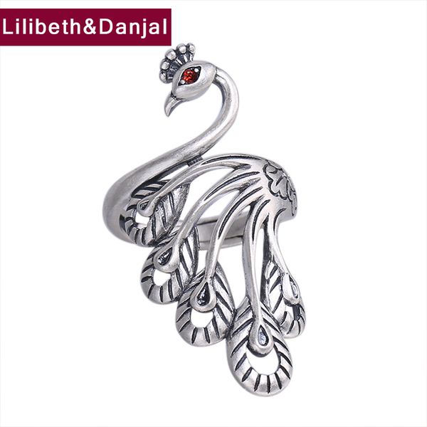 2019 finger adjustable ring 100% real s990 sterling silver jewelry women animal fine peacock statement opening black ring r128, Golden;silver
2019 finger adjustable ring 100% real s990 sterling silver jewelry women animal fine peacock statement opening black ring r128, Golden;silver