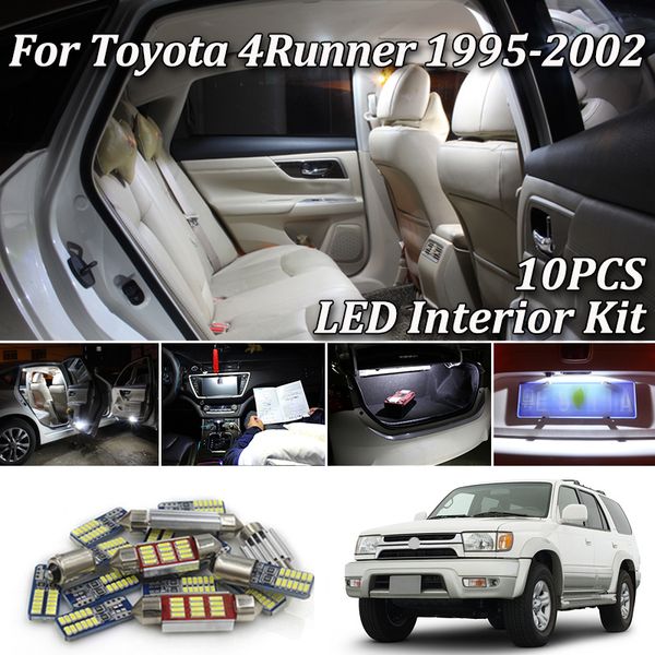 10pcs white led lights interior package kit for 4runner n18 1995-2020 led interior lights
10pcs white led lights interior package kit for 4runner n18 1995-2020 led interior lights